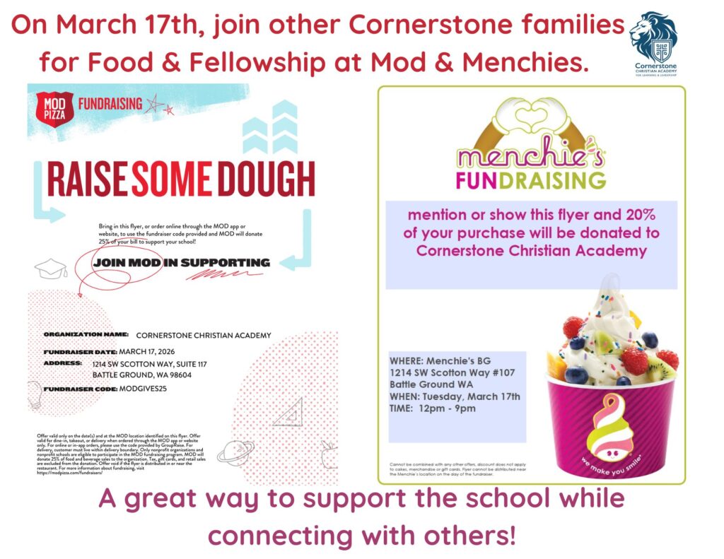 CCA Food & Fellowship at BG MOD Pizza & Menchie\'s